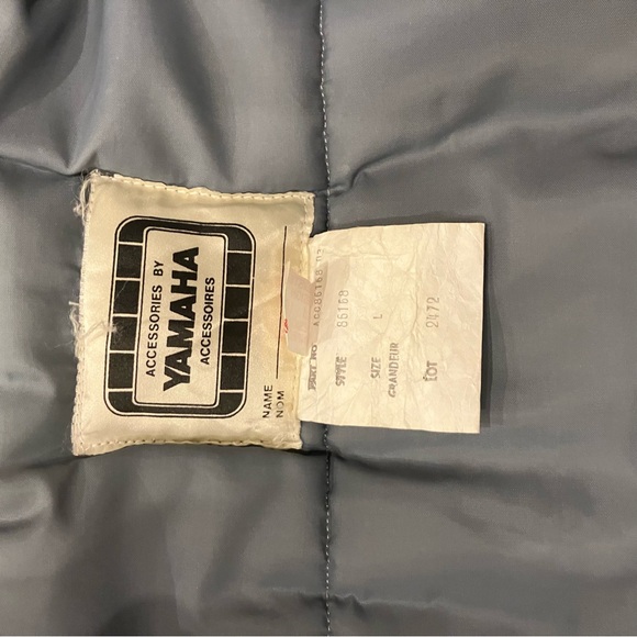 Yamaha Vintage Y2K Motorcycle Sports Jacket - Picture 8 of 9